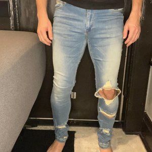 ASOS Super Skinny Ripped Jeans